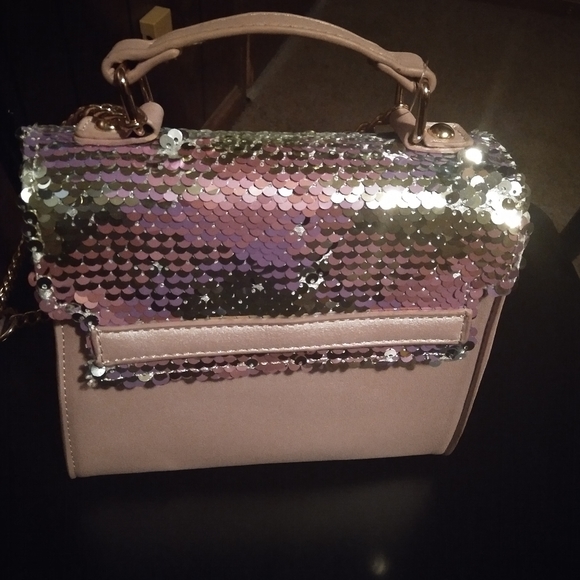 Pink sequence bag - Picture 2 of 7